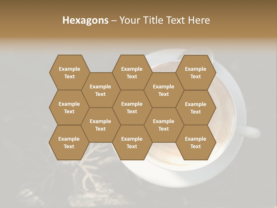Love Coffee Cup PowerPoint Template