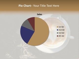 Love Coffee Cup PowerPoint Template