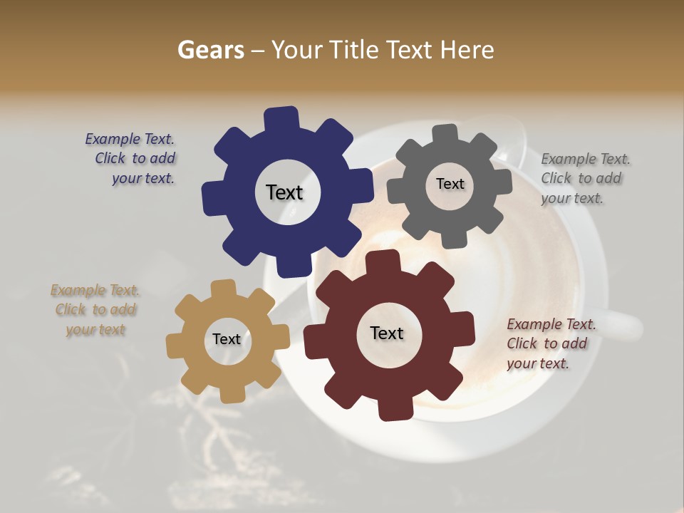 Love Coffee Cup PowerPoint Template