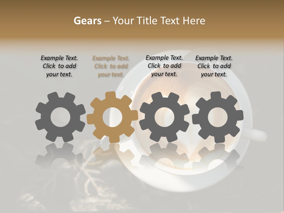 Love Coffee Cup PowerPoint Template