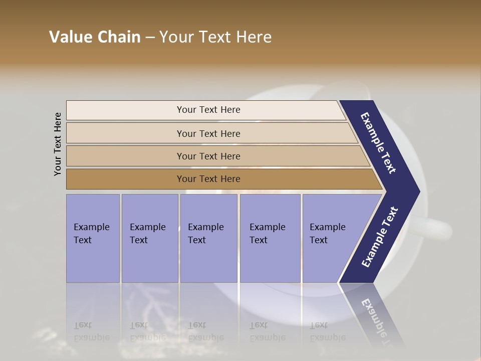 Love Coffee Cup PowerPoint Template