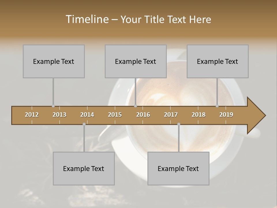 Love Coffee Cup PowerPoint Template