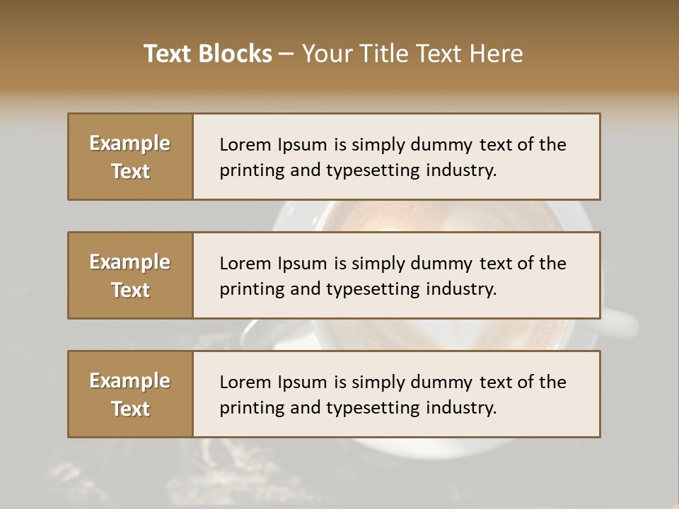 Love Coffee Cup PowerPoint Template