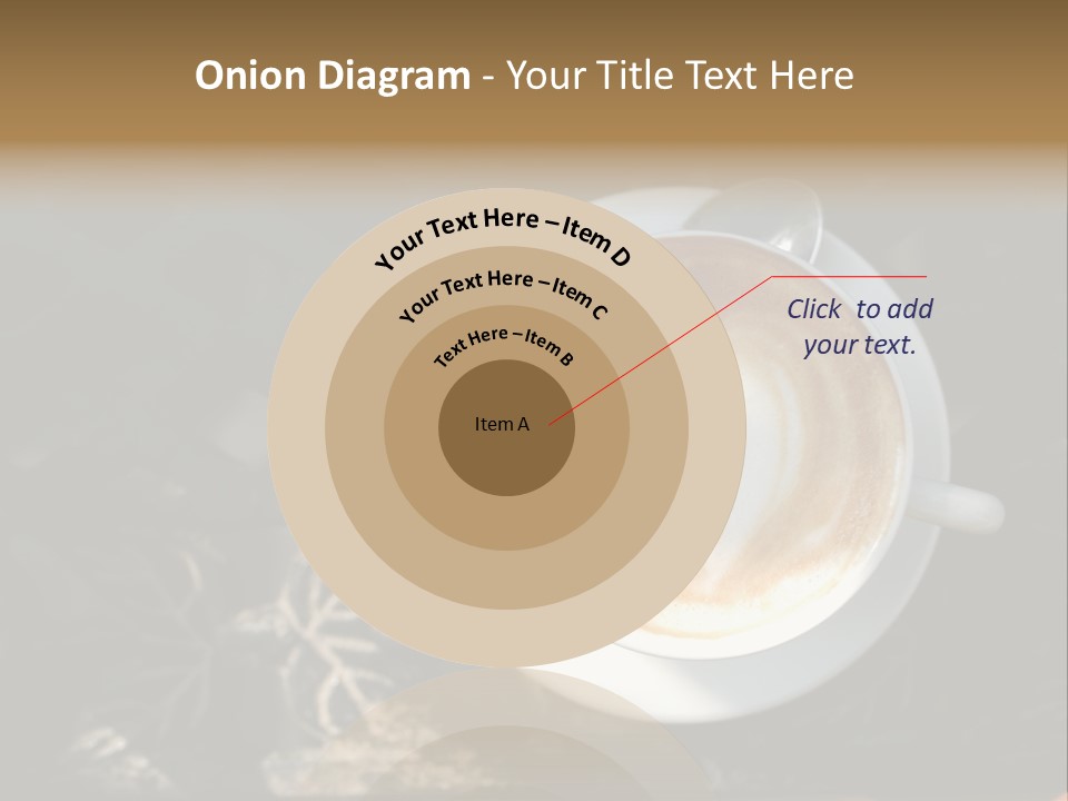 Love Coffee Cup PowerPoint Template