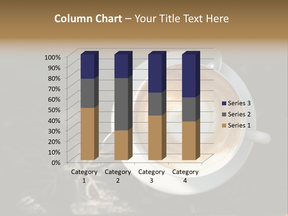 Love Coffee Cup PowerPoint Template