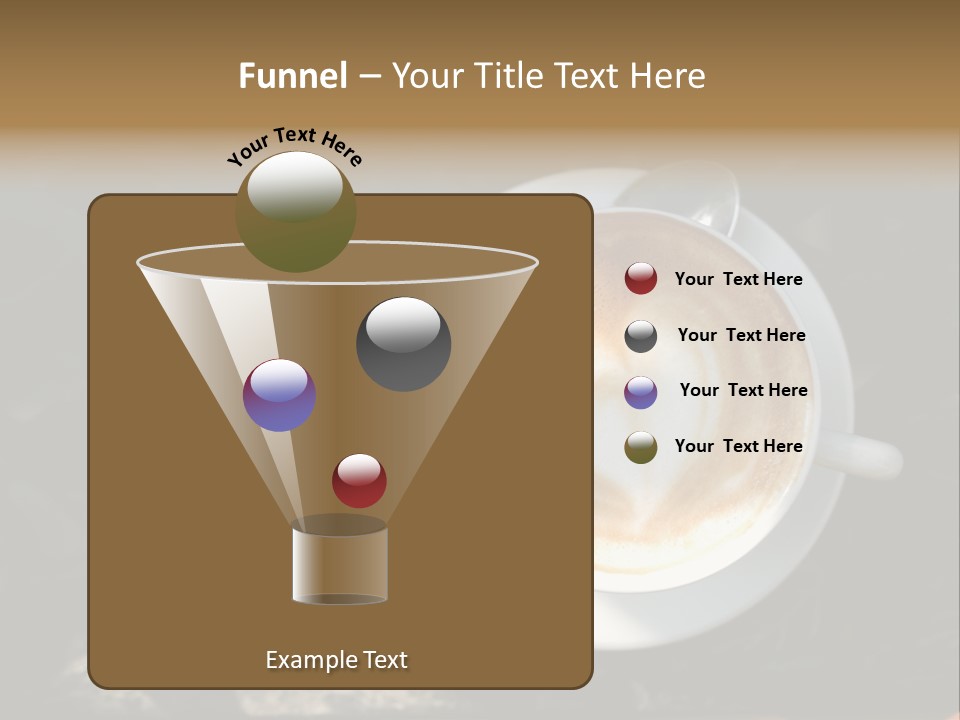 Love Coffee Cup PowerPoint Template