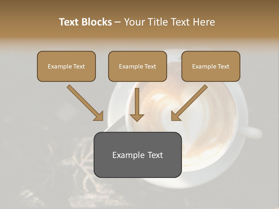 Love Coffee Cup PowerPoint Template