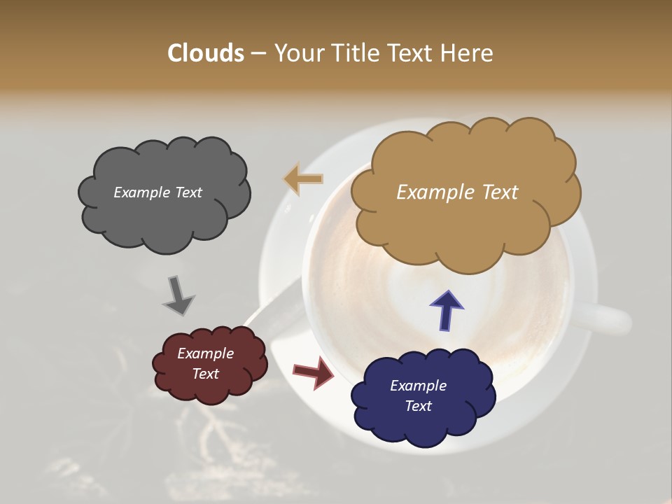 Love Coffee Cup PowerPoint Template