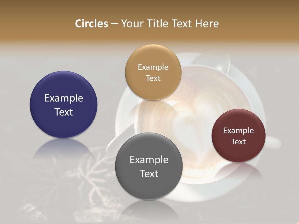 Love Coffee Cup PowerPoint Template