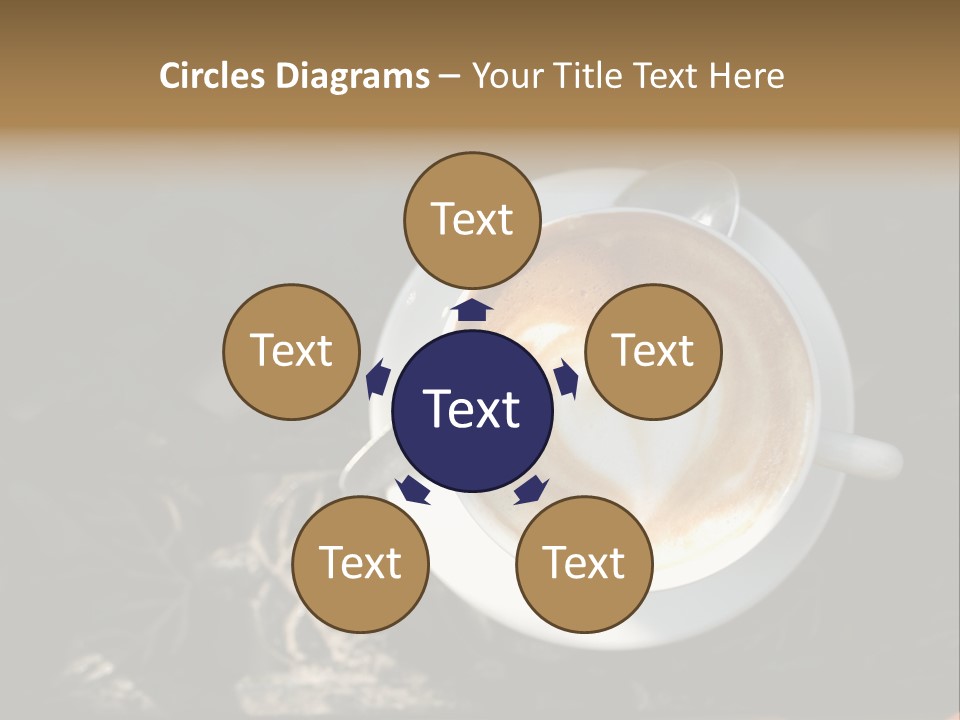 Love Coffee Cup PowerPoint Template