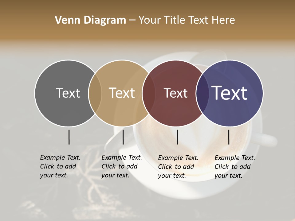 Love Coffee Cup PowerPoint Template