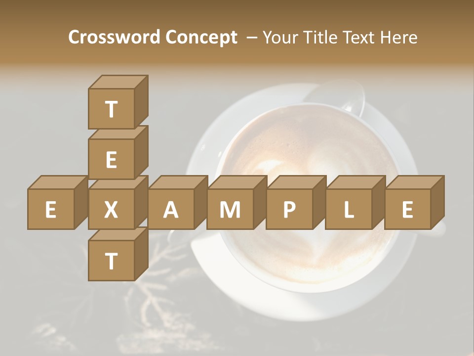 Love Coffee Cup PowerPoint Template