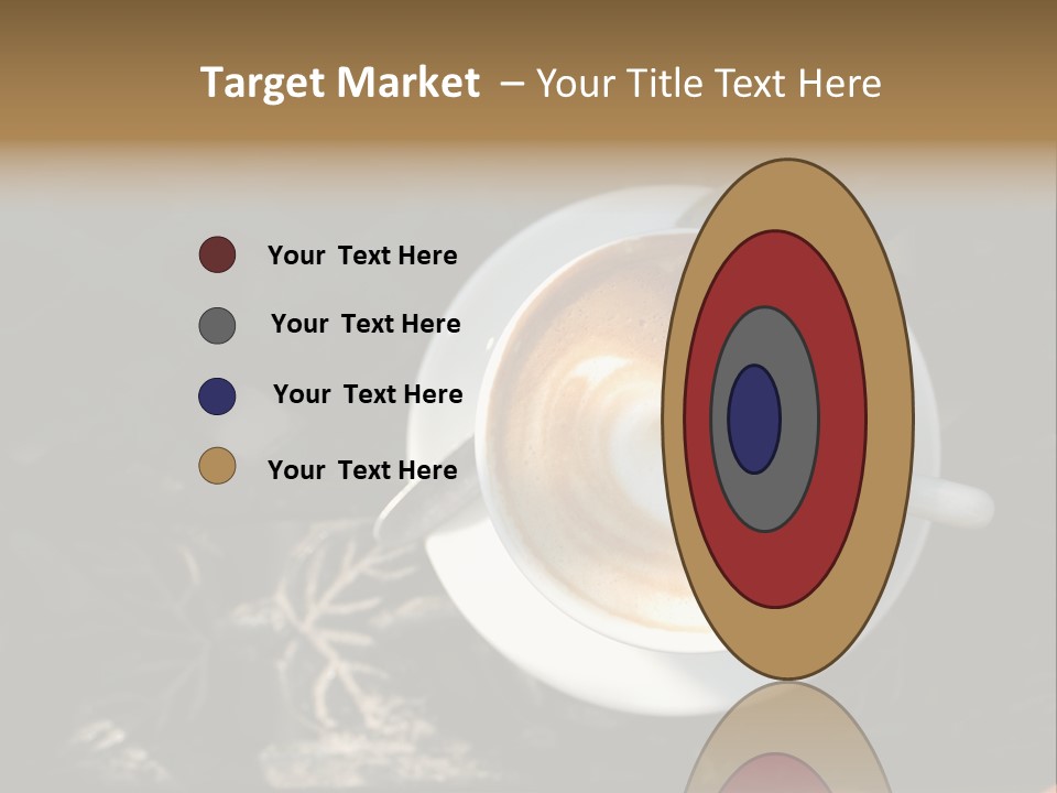 Love Coffee Cup PowerPoint Template