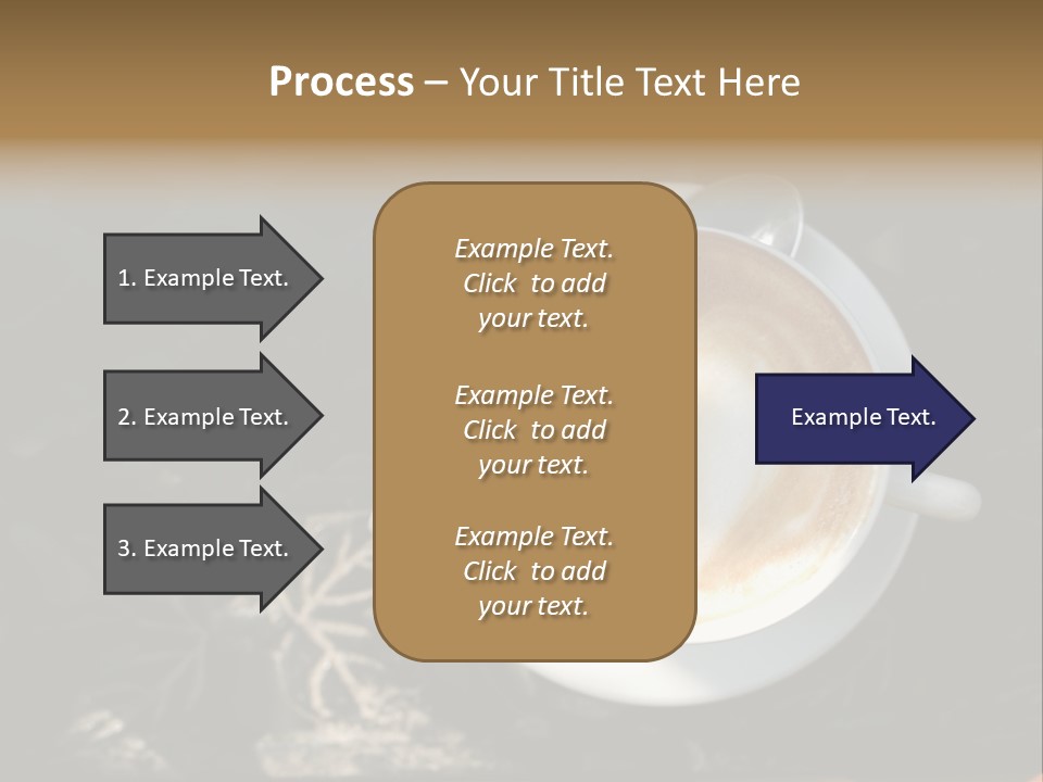 Love Coffee Cup PowerPoint Template