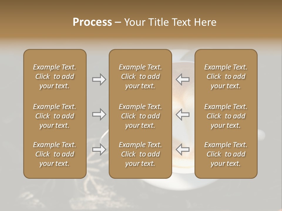 Love Coffee Cup PowerPoint Template