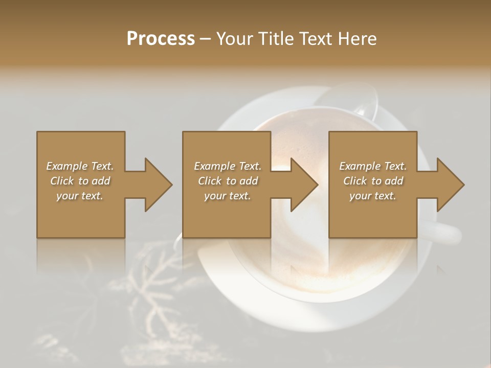 Love Coffee Cup PowerPoint Template
