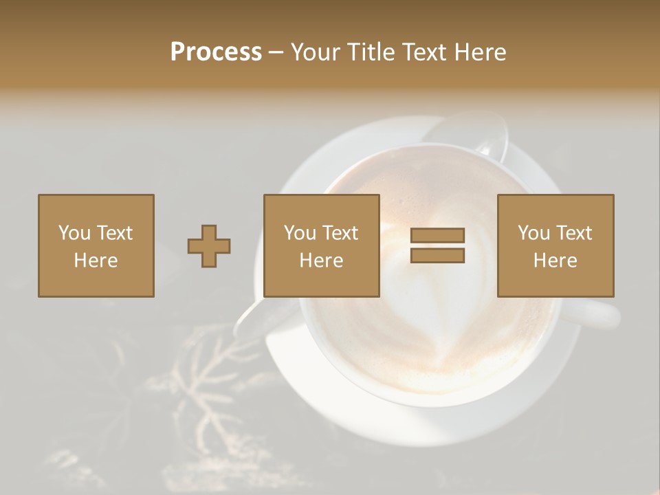 Love Coffee Cup PowerPoint Template