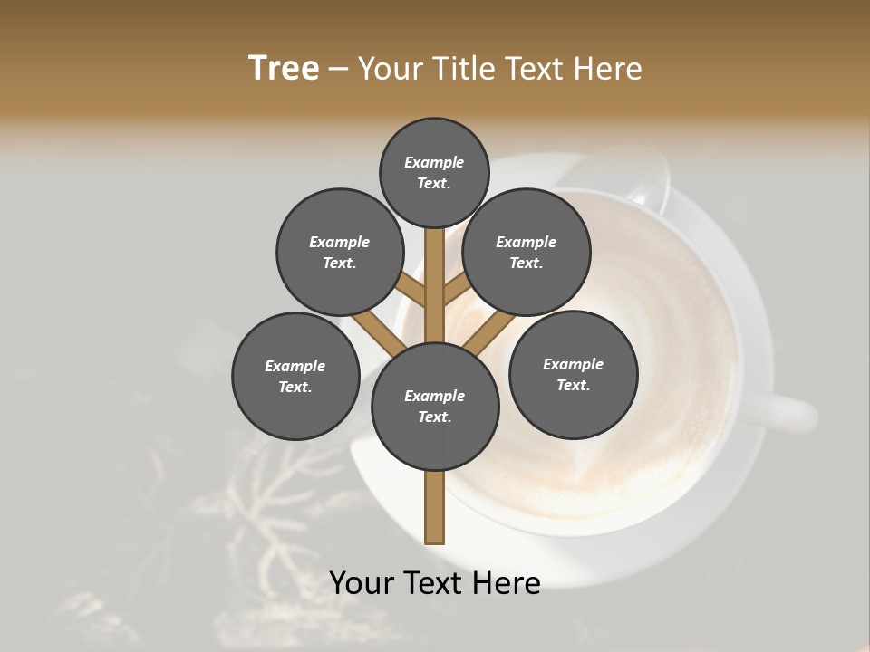 Love Coffee Cup PowerPoint Template