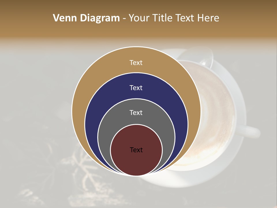 Love Coffee Cup PowerPoint Template