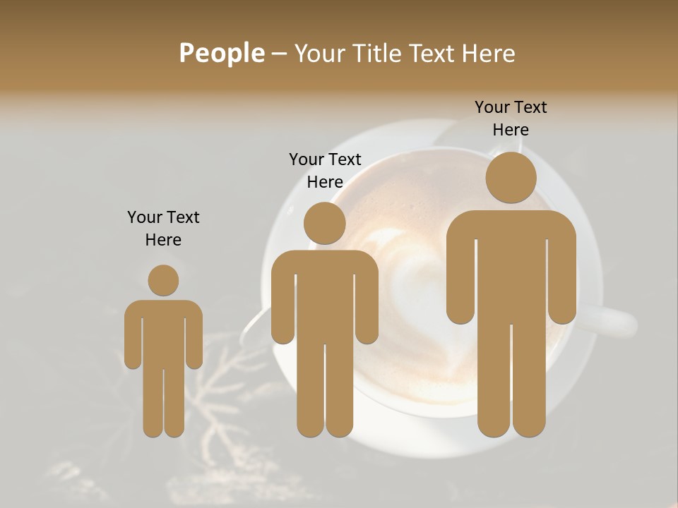 Love Coffee Cup PowerPoint Template