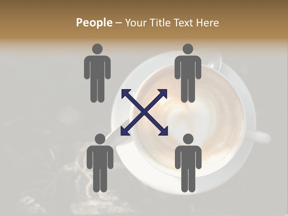 Love Coffee Cup PowerPoint Template