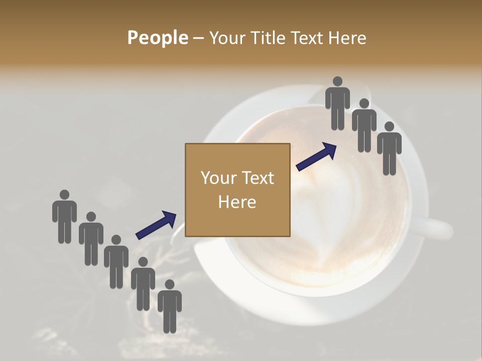 Love Coffee Cup PowerPoint Template