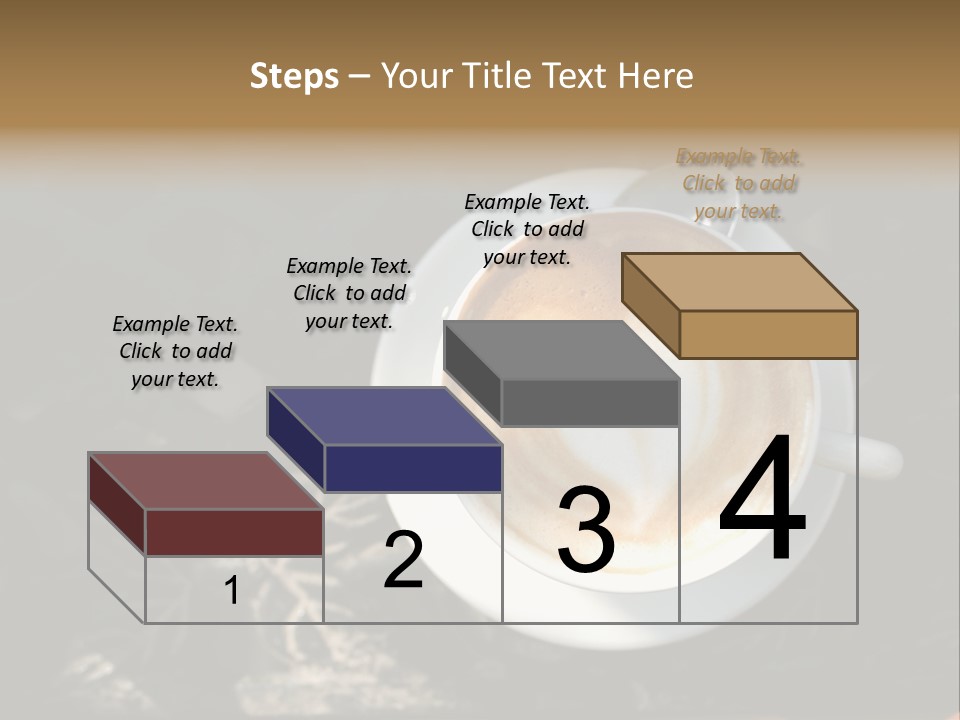 Love Coffee Cup PowerPoint Template