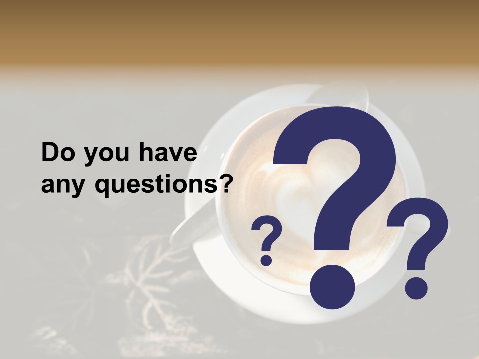 Love Coffee Cup PowerPoint Template