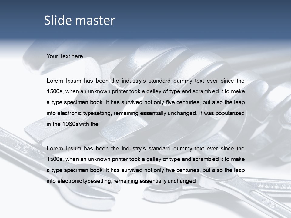 Bolt Toolbox Handyman PowerPoint Template