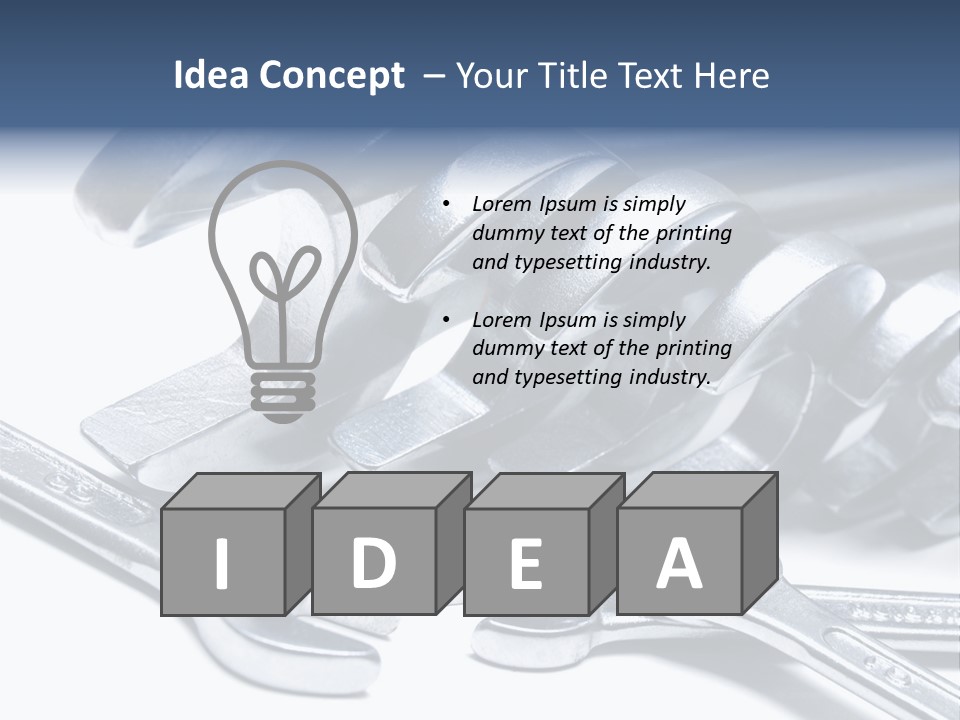 Bolt Toolbox Handyman PowerPoint Template