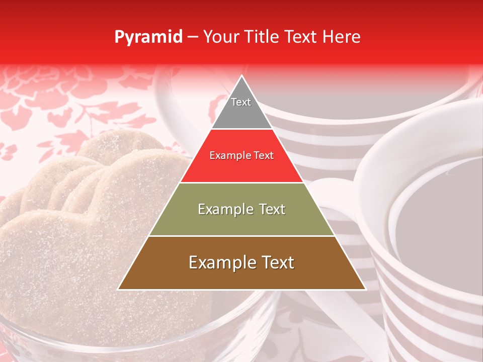Stripe Drink Biscuit PowerPoint Template