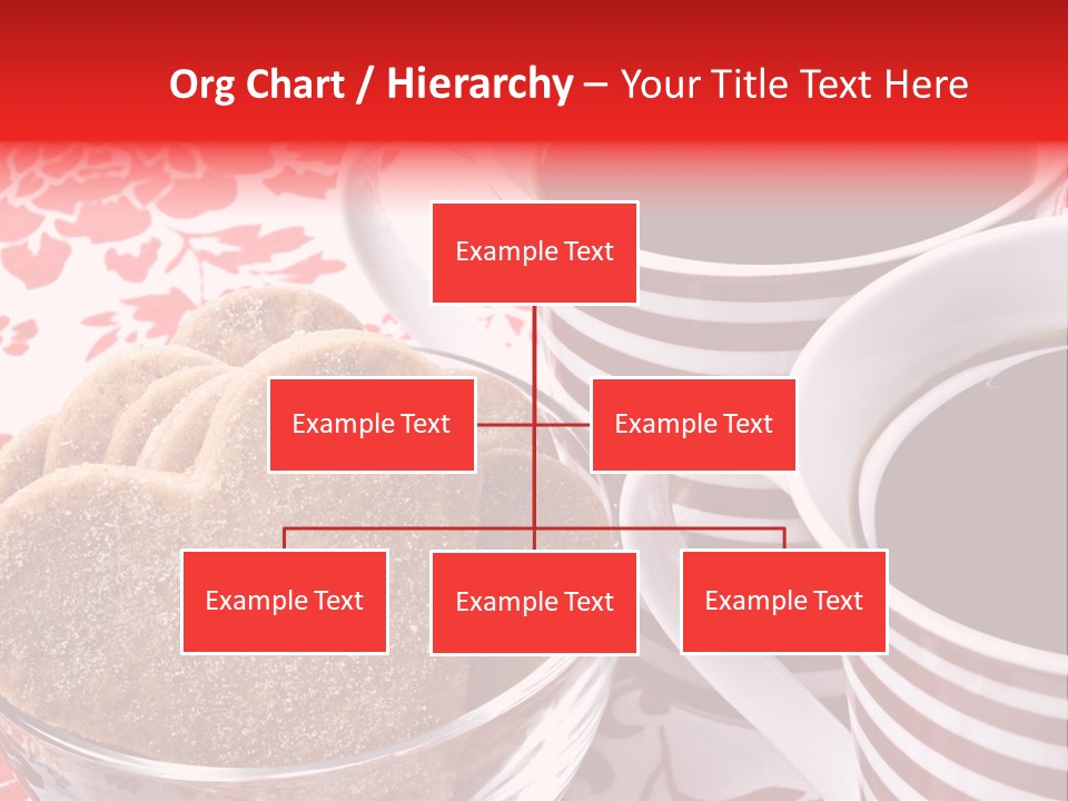 Stripe Drink Biscuit PowerPoint Template