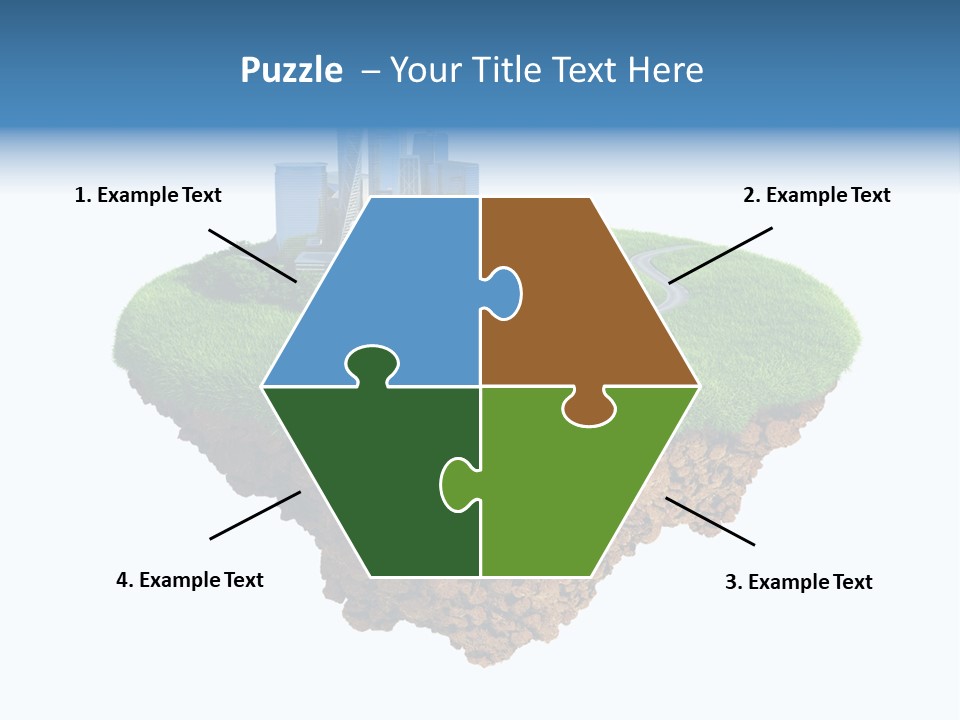Glass Ecological Scraper PowerPoint Template