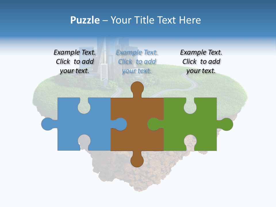 Glass Ecological Scraper PowerPoint Template