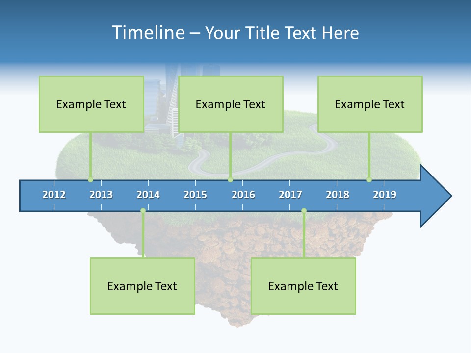 Glass Ecological Scraper PowerPoint Template