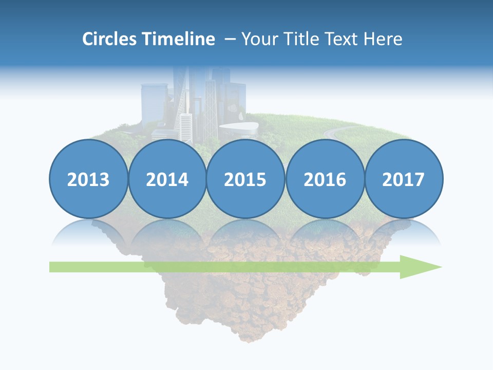 Glass Ecological Scraper PowerPoint Template