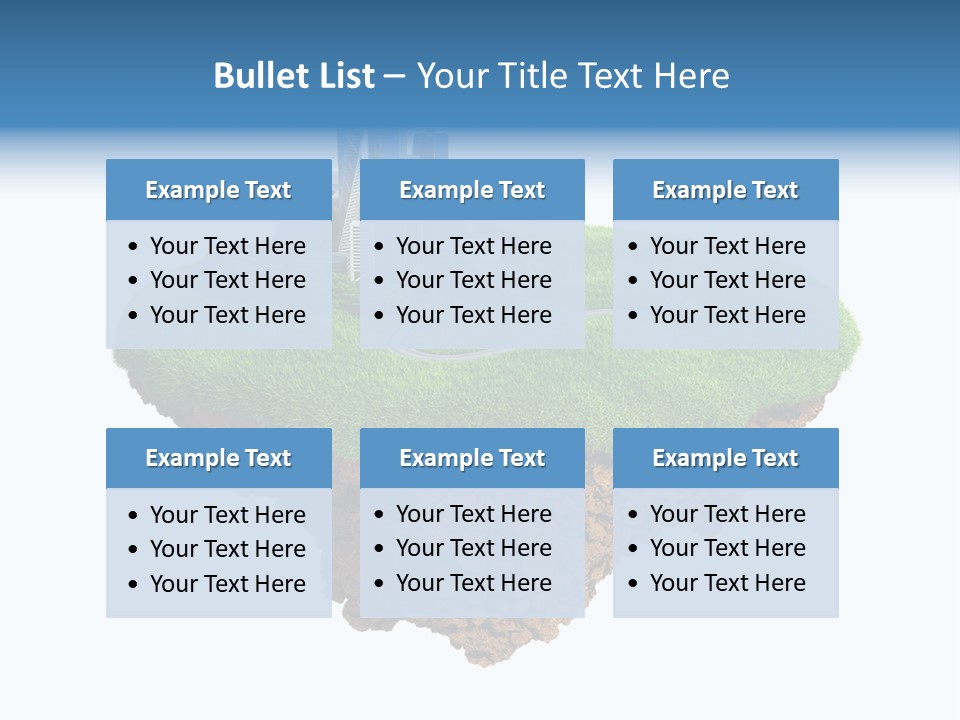 Glass Ecological Scraper PowerPoint Template