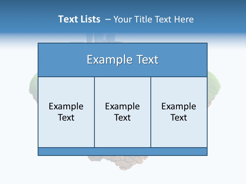 Glass Ecological Scraper PowerPoint Template