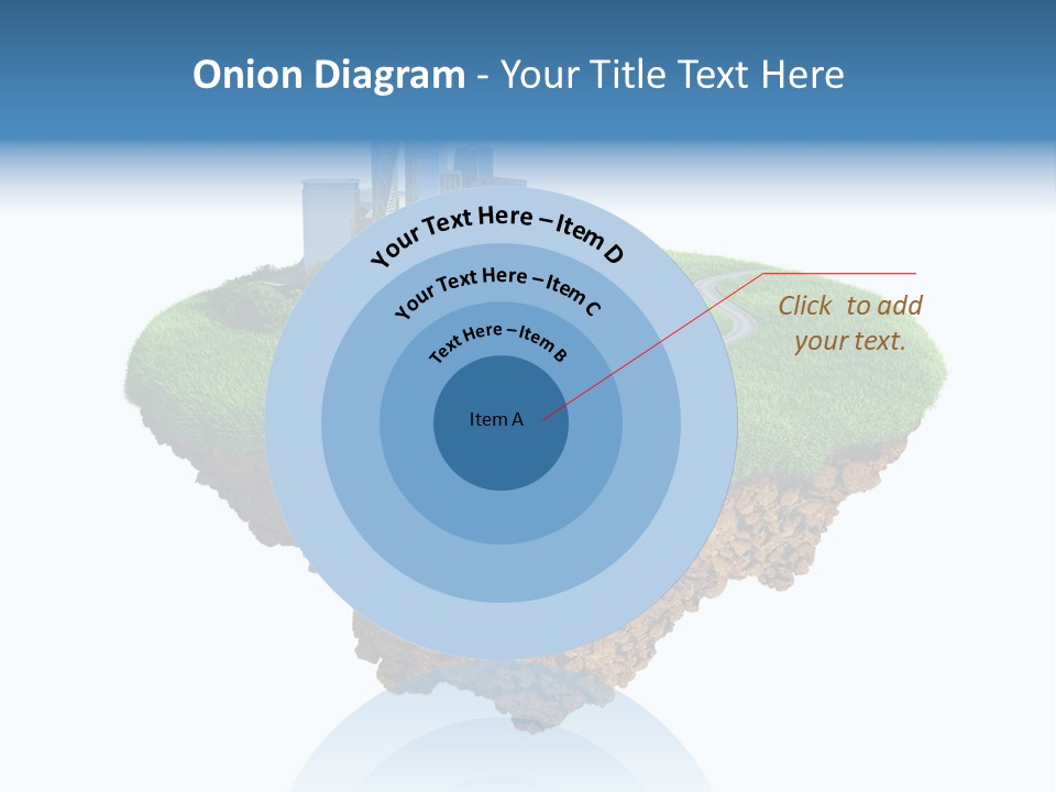 Glass Ecological Scraper PowerPoint Template