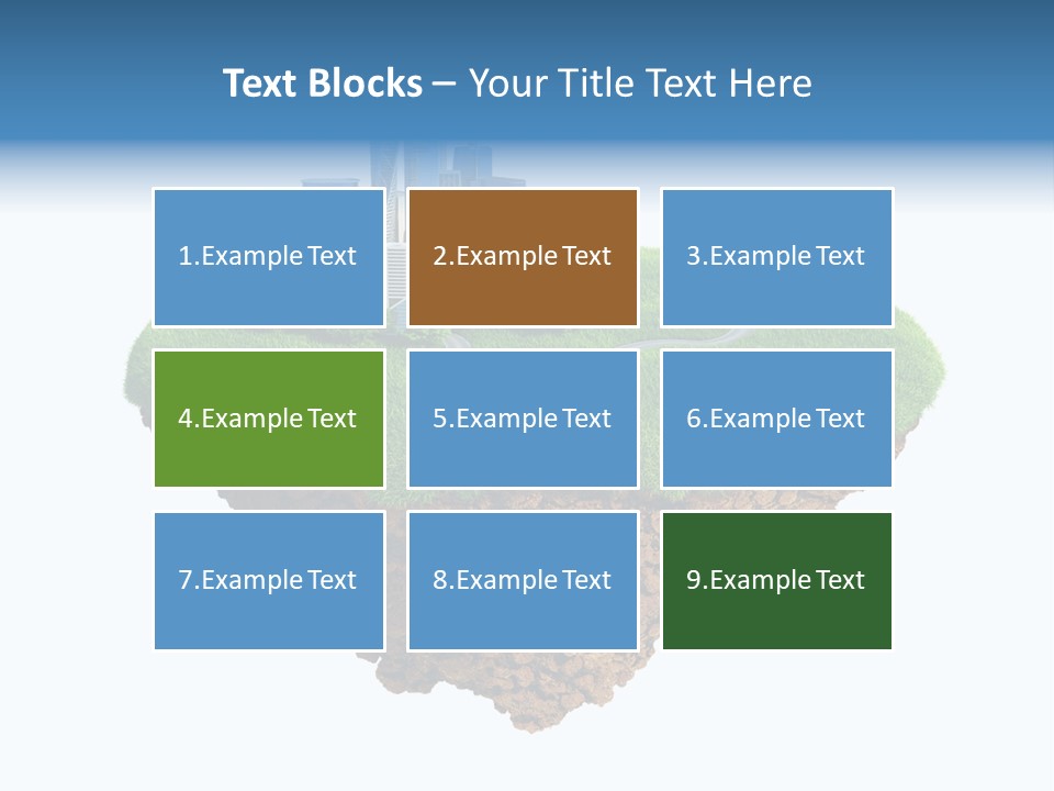 Glass Ecological Scraper PowerPoint Template