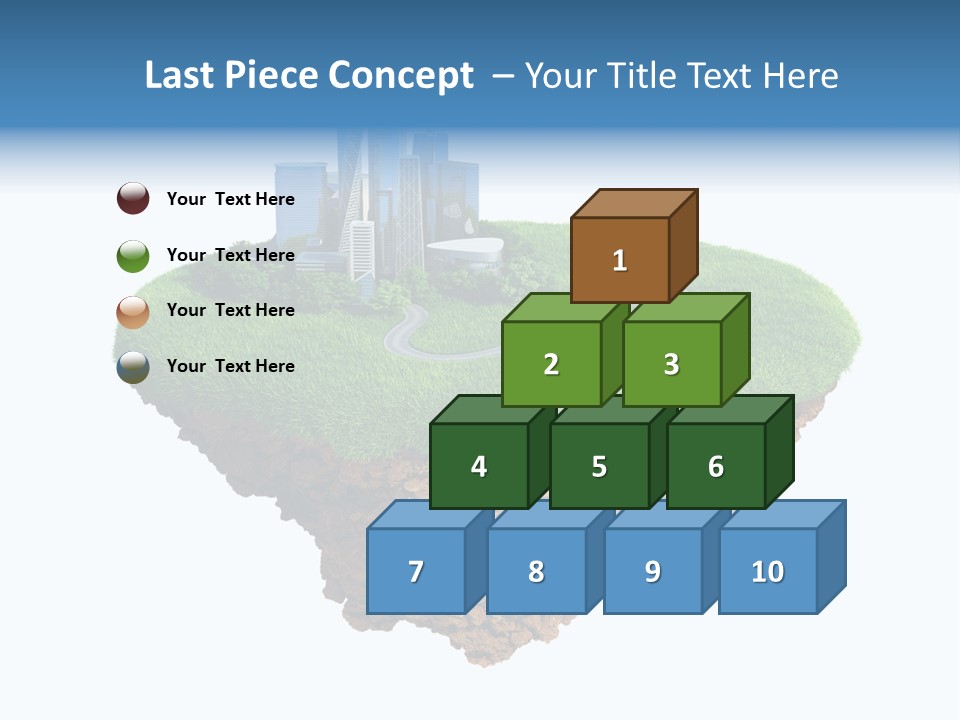 Glass Ecological Scraper PowerPoint Template