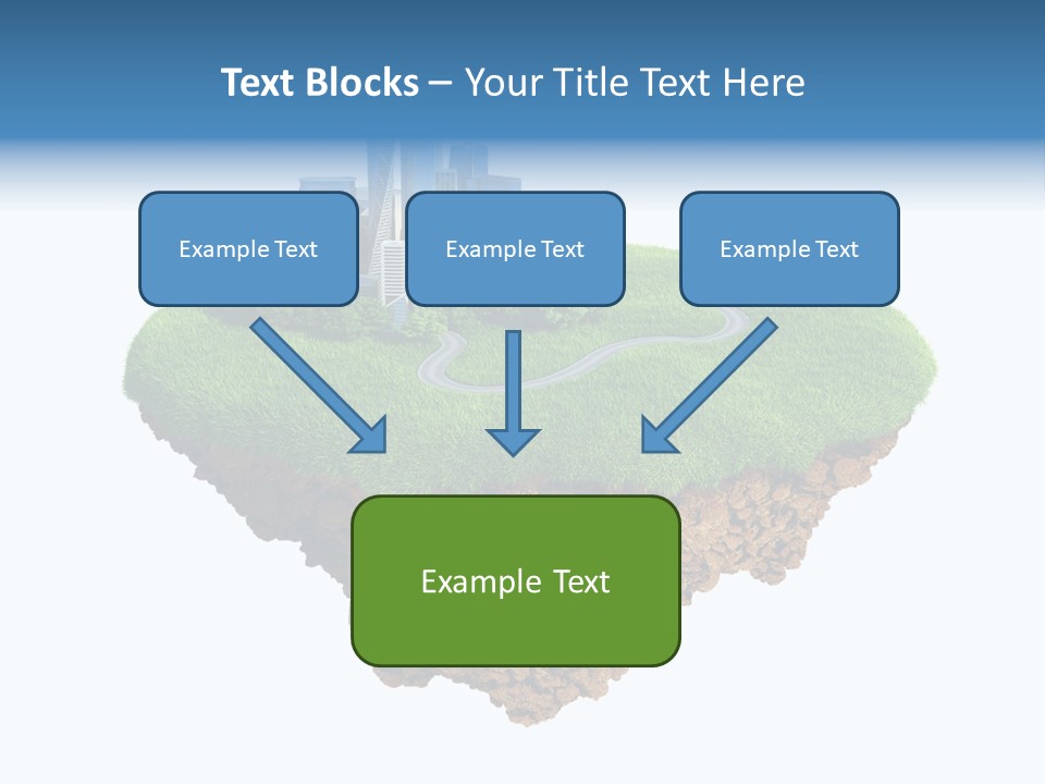 Glass Ecological Scraper PowerPoint Template