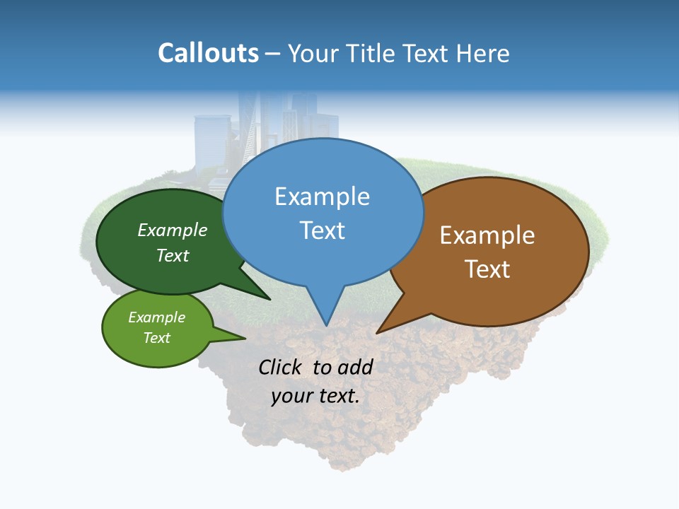 Glass Ecological Scraper PowerPoint Template