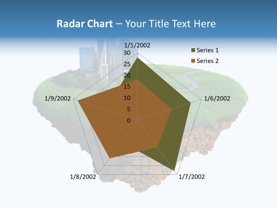 Glass Ecological Scraper PowerPoint Template