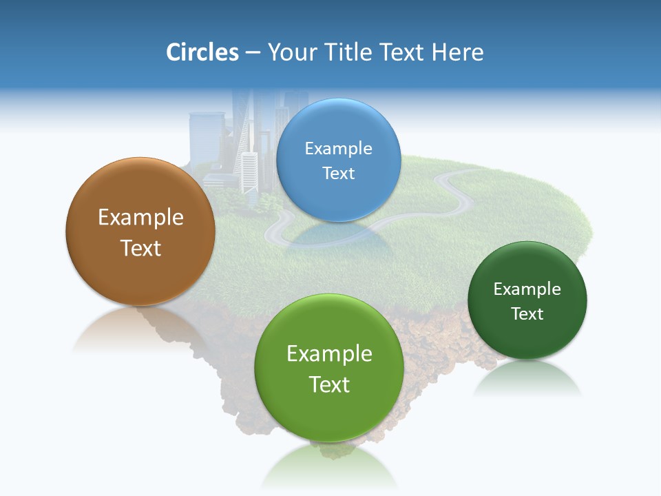 Glass Ecological Scraper PowerPoint Template