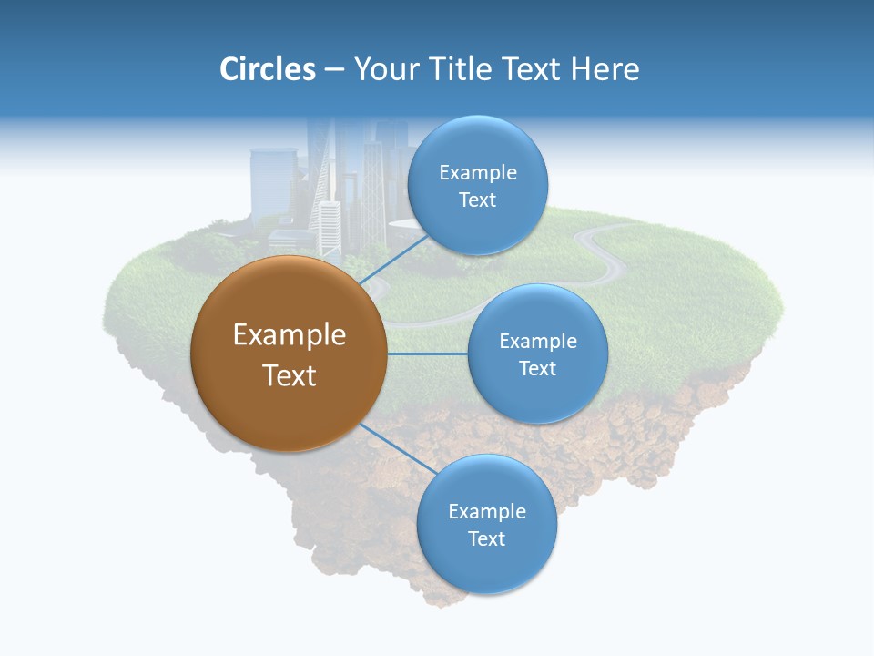 Glass Ecological Scraper PowerPoint Template