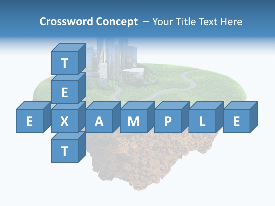 Glass Ecological Scraper PowerPoint Template
