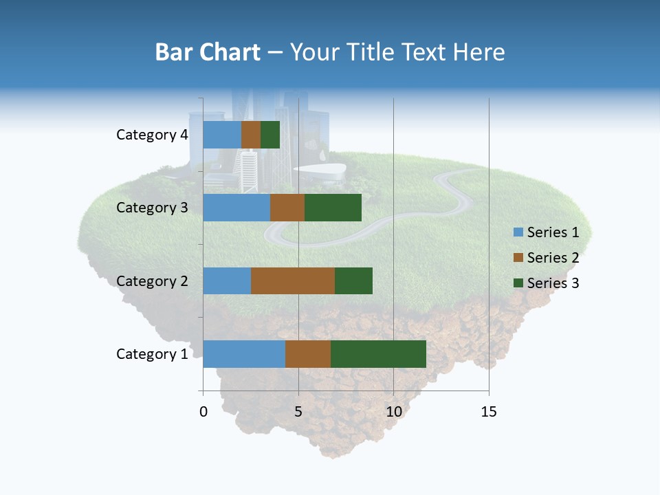 Glass Ecological Scraper PowerPoint Template