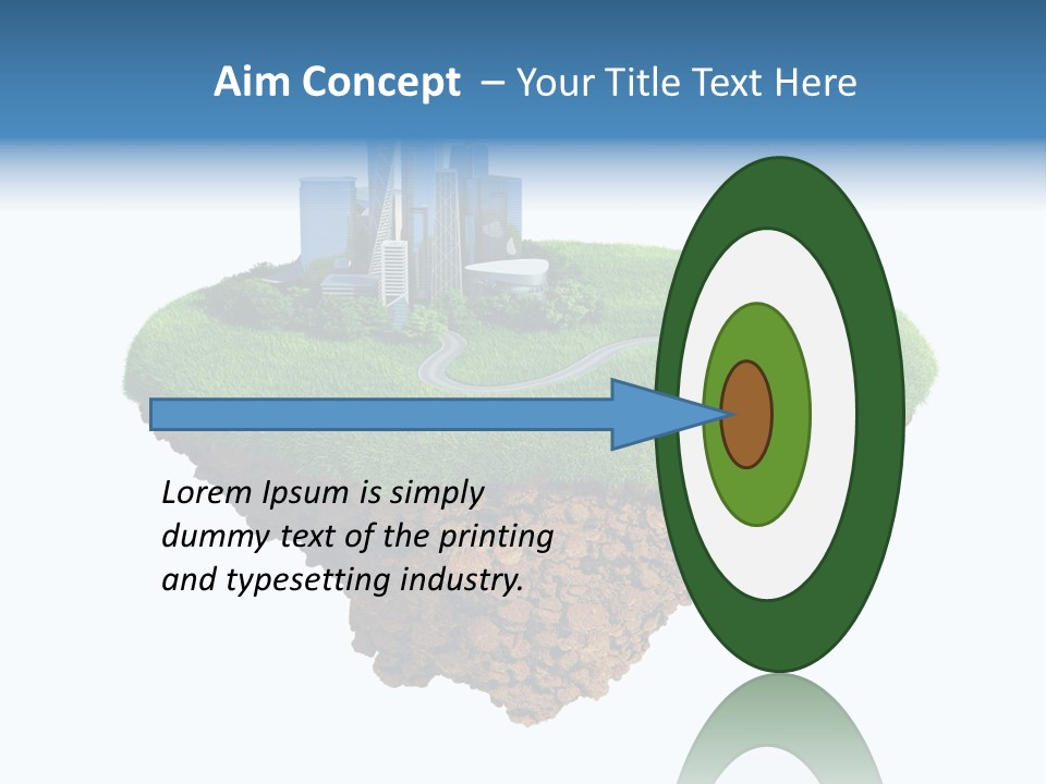 Glass Ecological Scraper PowerPoint Template