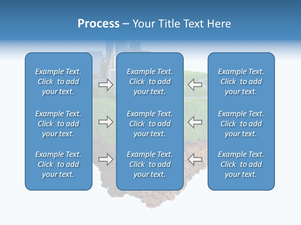 Glass Ecological Scraper PowerPoint Template